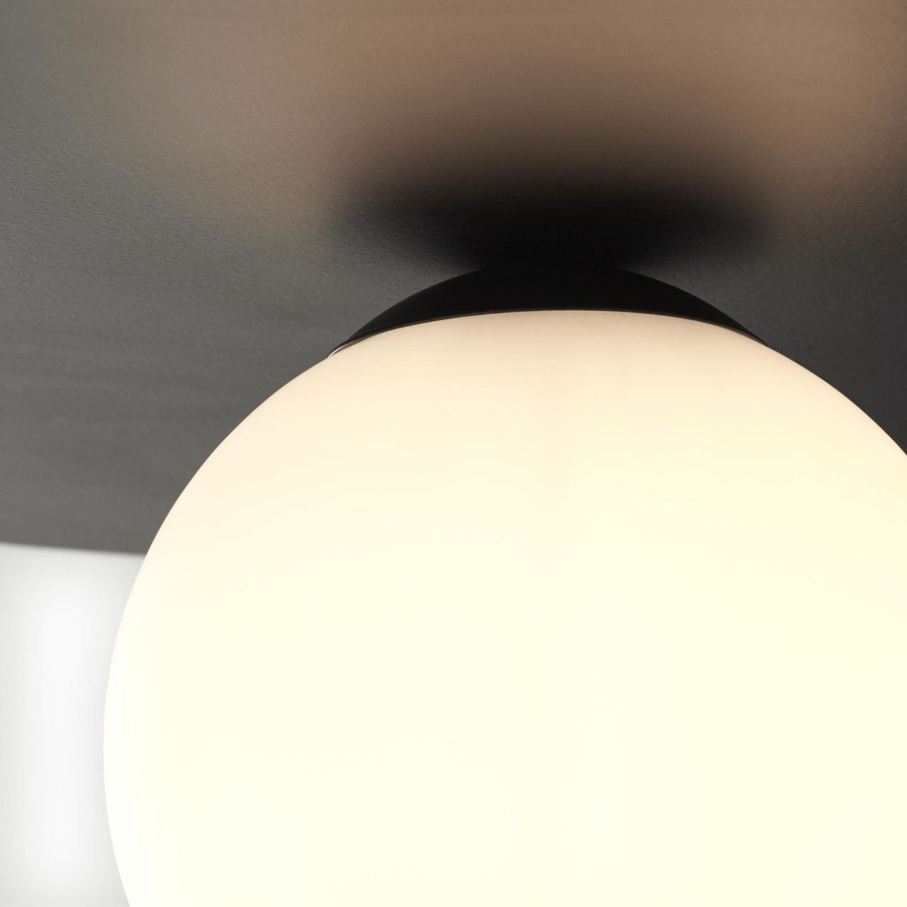 ZON-Plafonnier ou Applique murale Métal/Verre Ø30cm - - 3