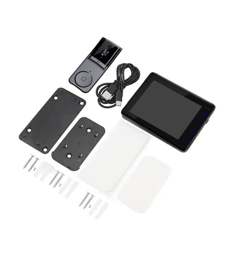 Interphone vidéo sans fil, pas besoin de WiFi, interphone audio bidirectionnel, carte 32G - 4