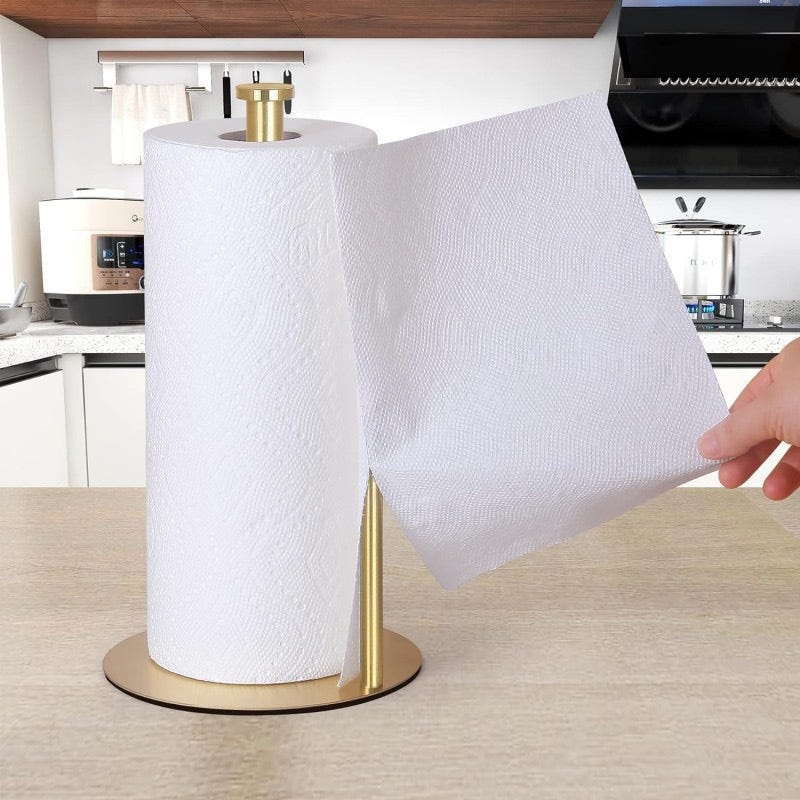 Porta asciugamani di carta con flacone spray Porta rotolo di carta da appoggio in acciaio inossidabile per cucina e bagno 13 Porta asciugamani di carta con flacone spray Porta rotolo di carta da appoggio in acciaio inossidabile per cucina e bagno 13