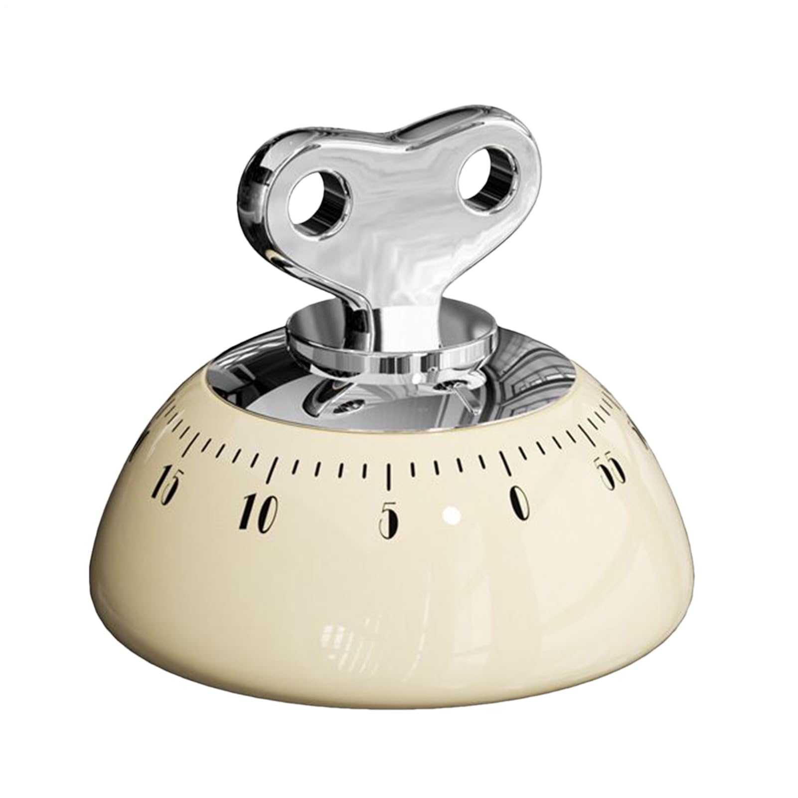 Minuteur De Cuisine Mécanique 60 Minutes – Compte à Rebours Avec Alarme Sonore Forte, Sans Pile, Idéal Pour Cuisson, Œufs, Sport & Étude