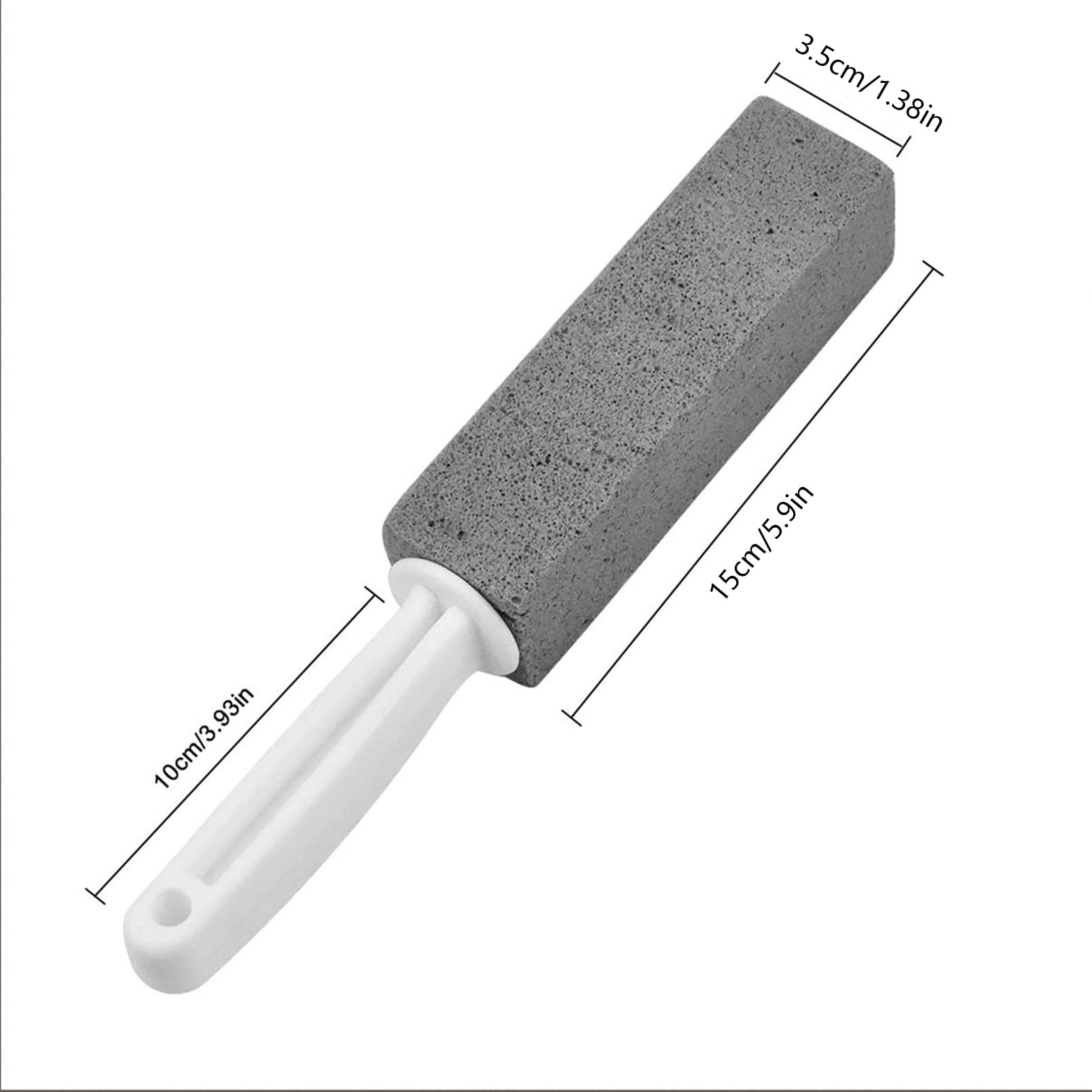 Confezione da 3 spazzole per pietra pomice con manico Grey | Leroy Merlin