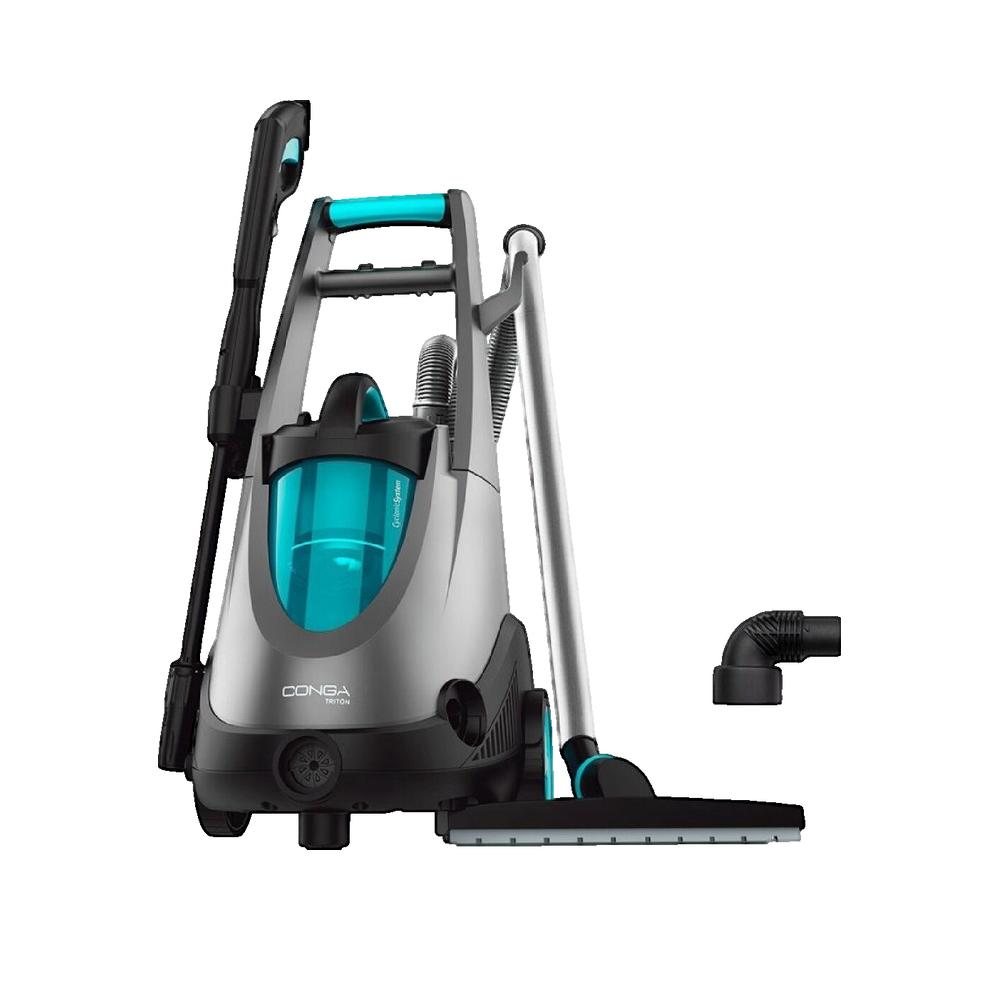 Cecotec Negro/Azul/Gris Hidroaspirador Conga Triton 4000 Ultraclean. 1500 W, 4 En 1: Función Hidrolimpiadora, Aspirador De Sólidos Y Líquidos Y Sopladora, 120 Bar, Poder Succión 15 Kpa, - Imagen 2