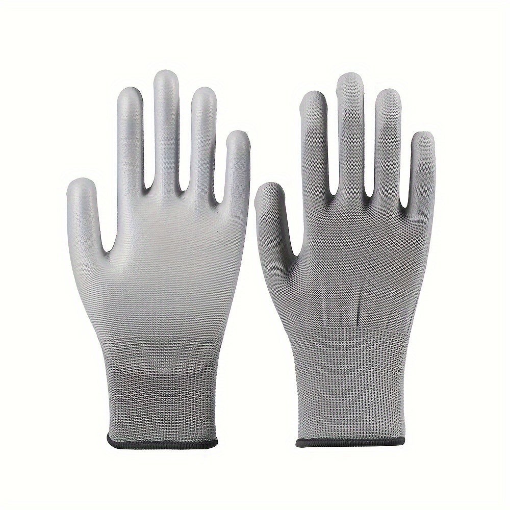 Lot De 12 Paires De Gants De Sécurité En Coton Blanc - Pour Travail, Protection, Usage Professionnel