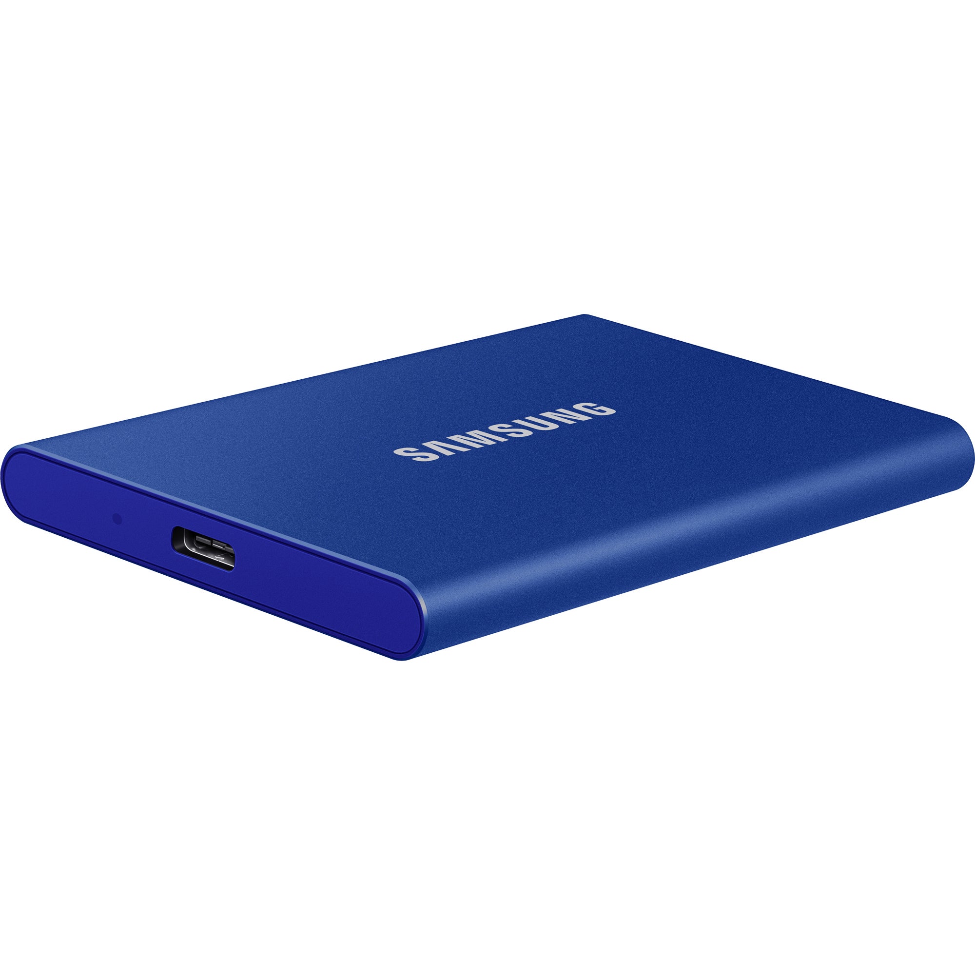 Samsung Portable T7 - SSD externe - USB C 3.2 - Comprend un câble USB C et USB A - Convient pour iPhone 15 - 1 To - Bleu - 4