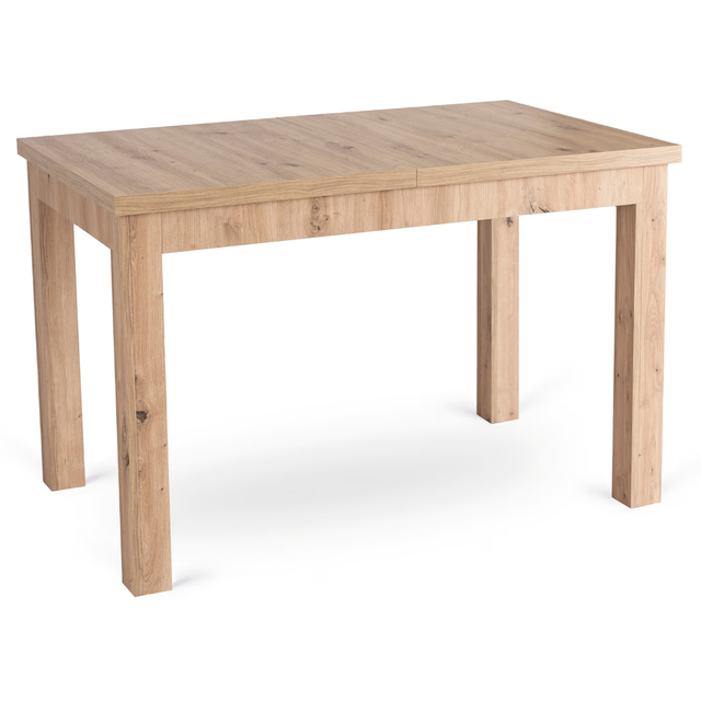 SKUBI – Stylowy Stół Rozkładany 120-160 Dąb Artisan | Loft, Salon, Jadalnia