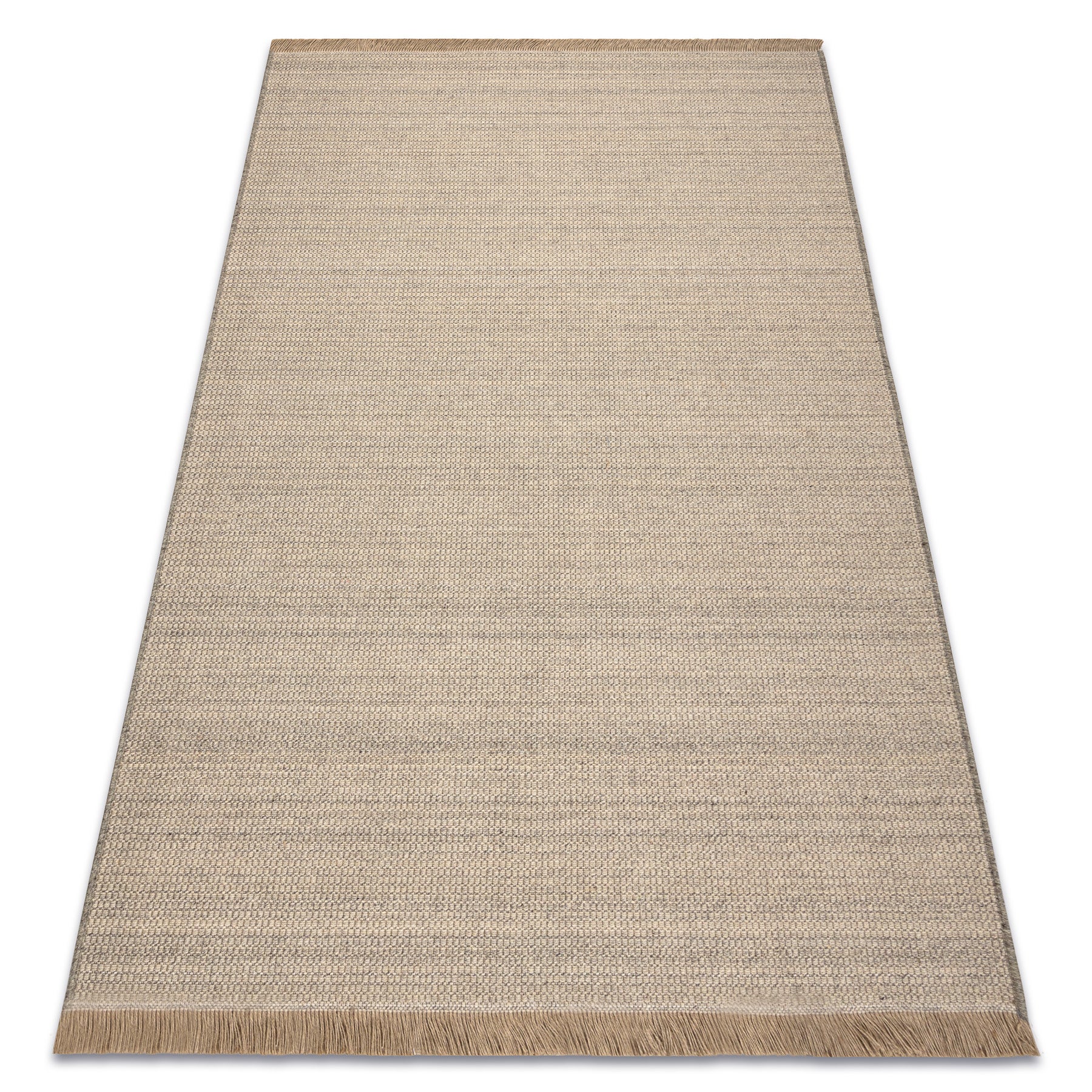 Dywan wełniany VILLA 8986/79500 Melanż SIZAL, płaskotkany beż / szary 160x220 cm