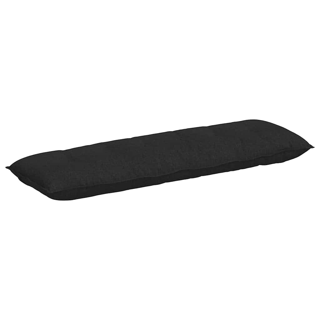 Coussin de Dos Noir 160 x 19 x 50 cm tissu vidaXL - 2