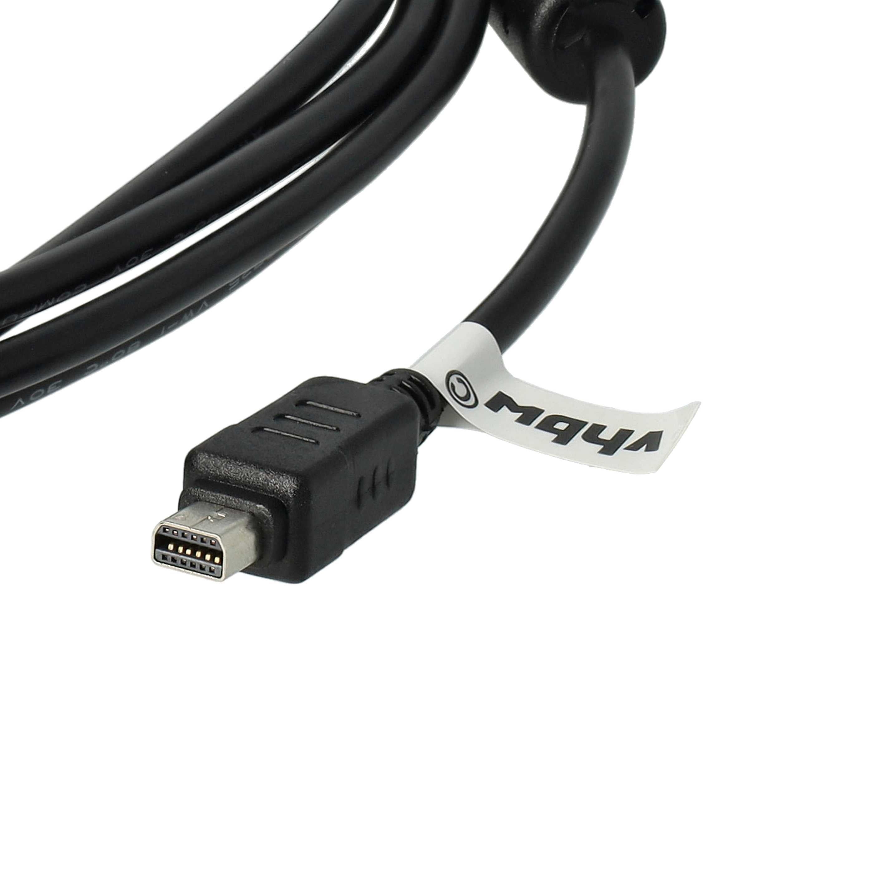 vhbw Câble de données USB compatible avec Olympus MJU 1060 appareil photo, 150 cm - 4