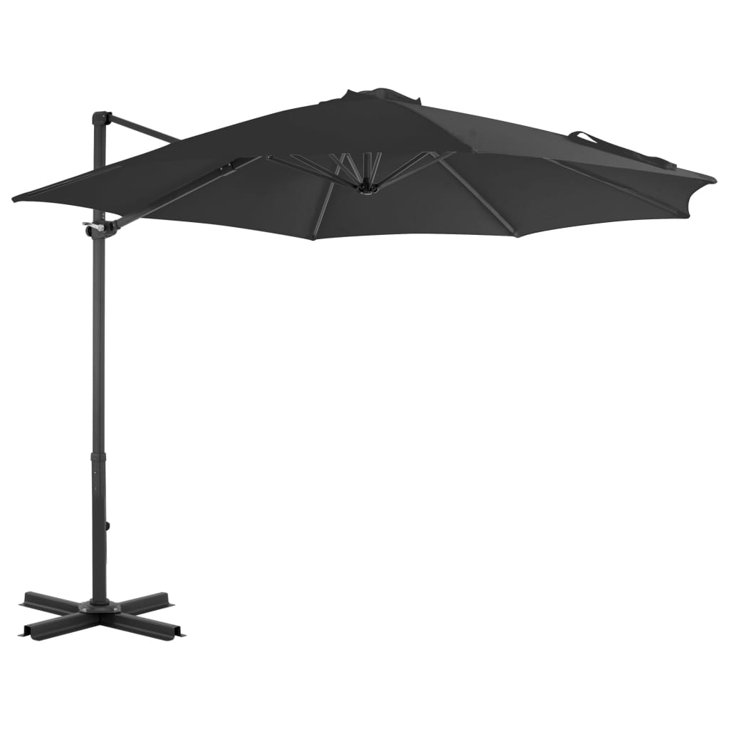 Maison Exclusive - Parasole da Giardino con Base Portatile Antracite - 2