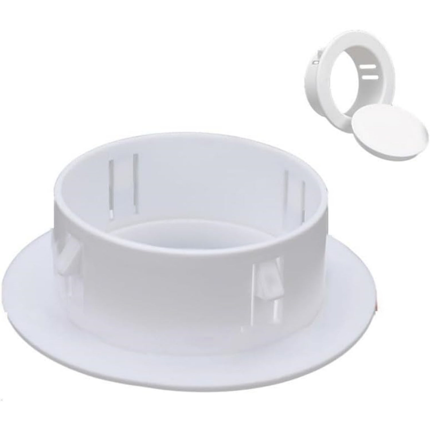 Cache-trou Mural Décoratif En Plastique Pour Trous De Climatisation Et Ouvertures Avec Persiennes (80 Mm) - 40 à 100 Mm