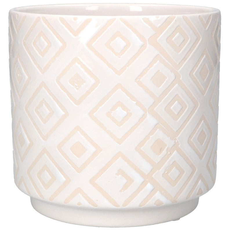 Doniczka szkliwiona fi12 donica osłonka ceramiczna - KOTARBAU