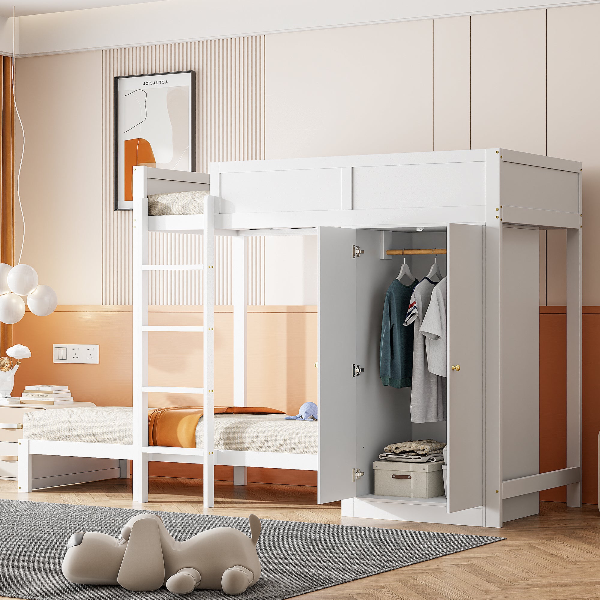 Furniture Cameretta Con Letto A Castello E Armadio Offerte Letto A