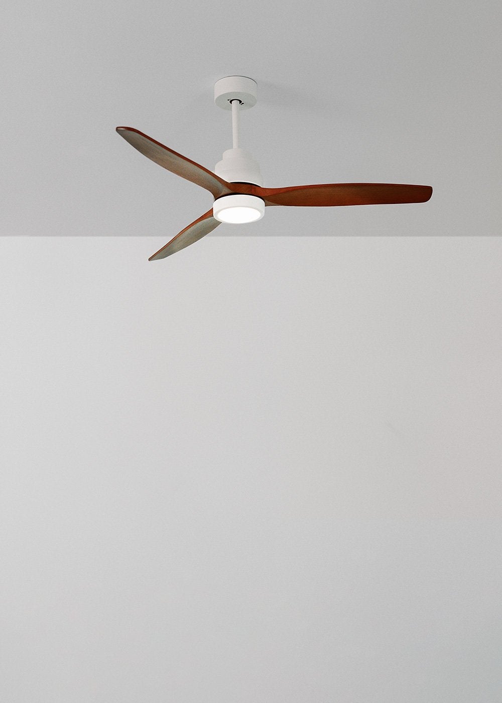 CREATE - WIND STYLANCE M - Ventilateur de plafond 40W silencieux 100% bois Ø 132 cm avec eclaraige sans wifi - 3