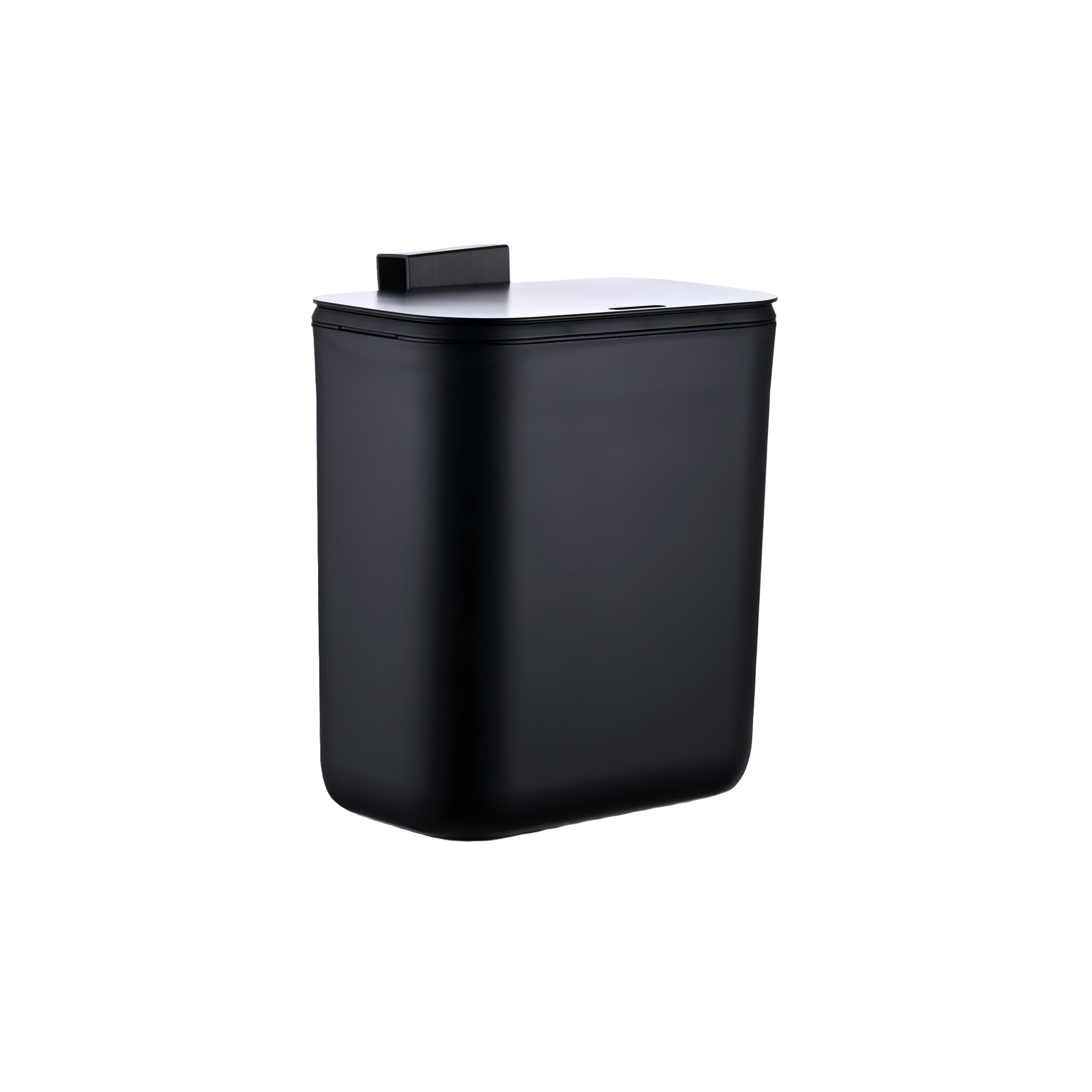 Poubelle de cuisine 9 L, seau à compost suspendu pour déchets organiques/ résiduels, pour porte, gris, Relaxdays | Leroy Merlin