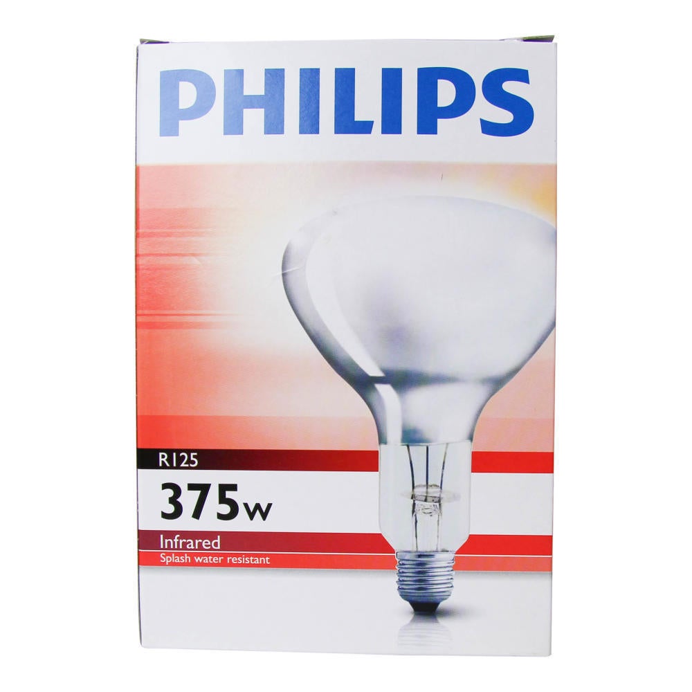 Lampe Incandescence Infrarouge 230V 375W E27 (IR375CH - 923223) - 2