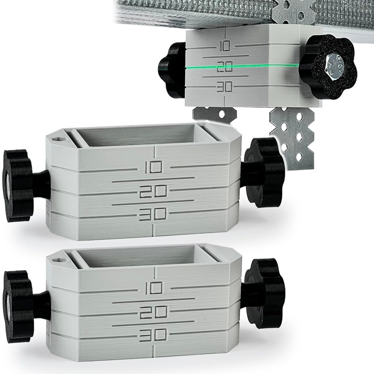 Staffa Livellamento Soffitto Sospeso | Supporto Per Profili CD60 E Ganci ES