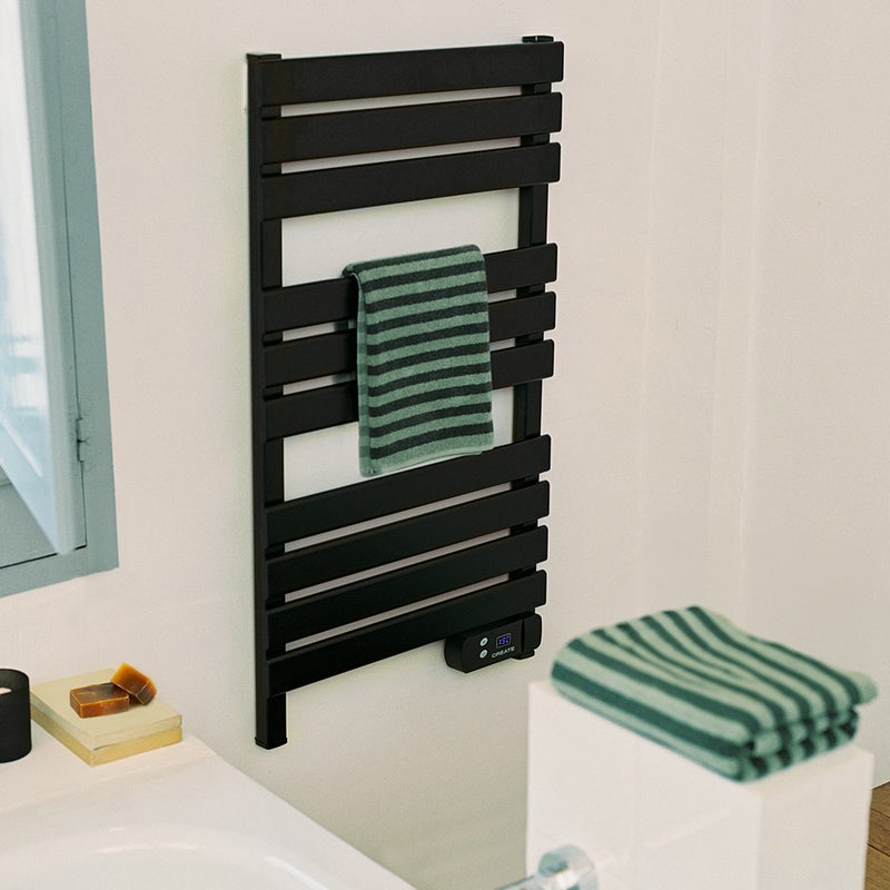 WARM TOWEL - Elektryczny wieszak na ręczniki podłogowy lub ścienny 500W