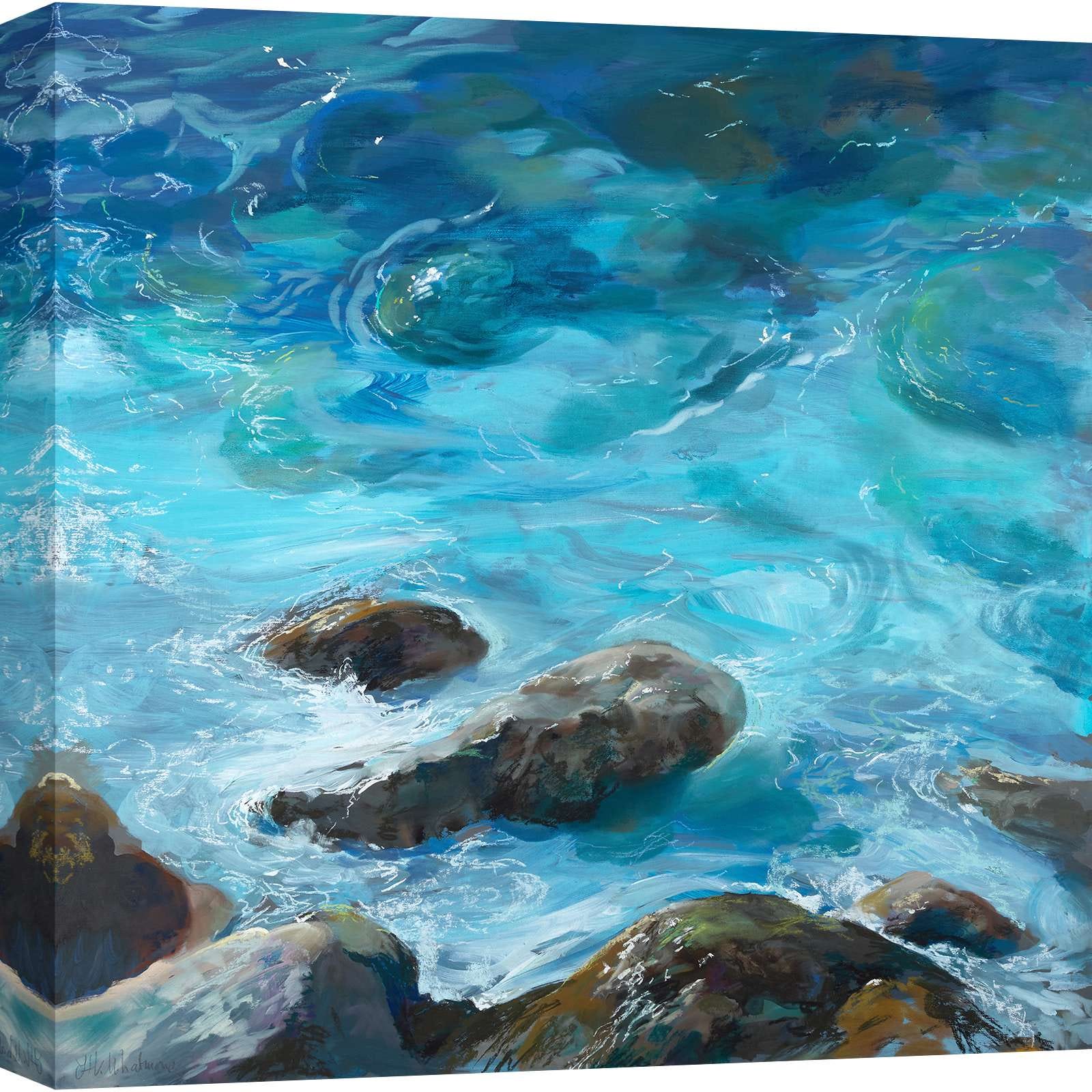 Quadro Paesaggio Stampa Su Tela Nel Whatmore Scorcio Di Fiume quadro-paesaggio-stampa-su-tela-nel-whatmore-scorcio-di-fiume