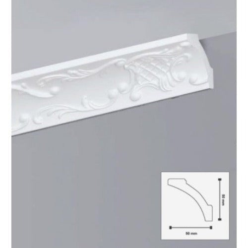 1,43 € ml *** STOCK *** Pack de 90 ml de cadre décoratif en polystyrène ...