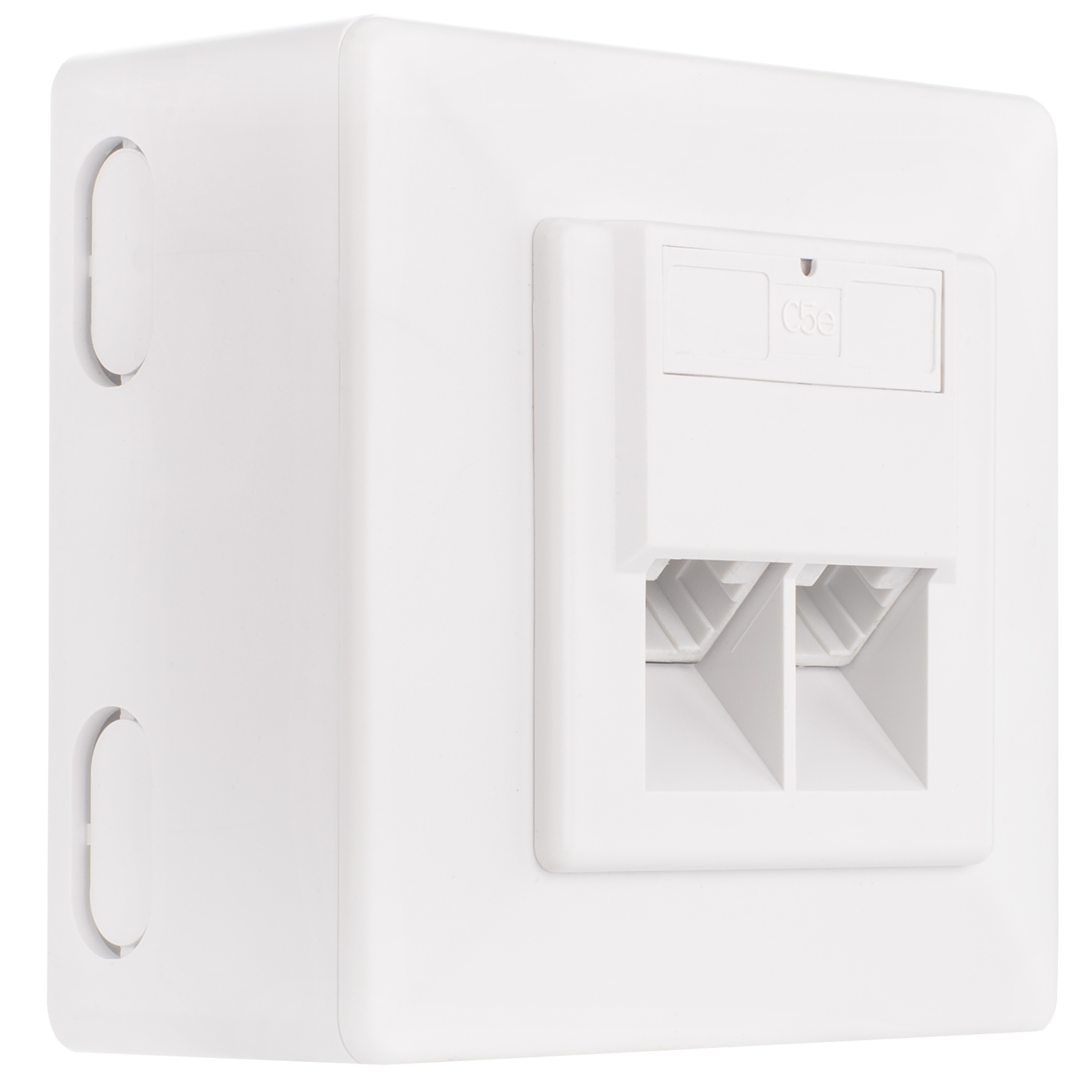 NEKU Gniazdo sieciowe pt- natynkowe UTP 5e 2x RJ45
