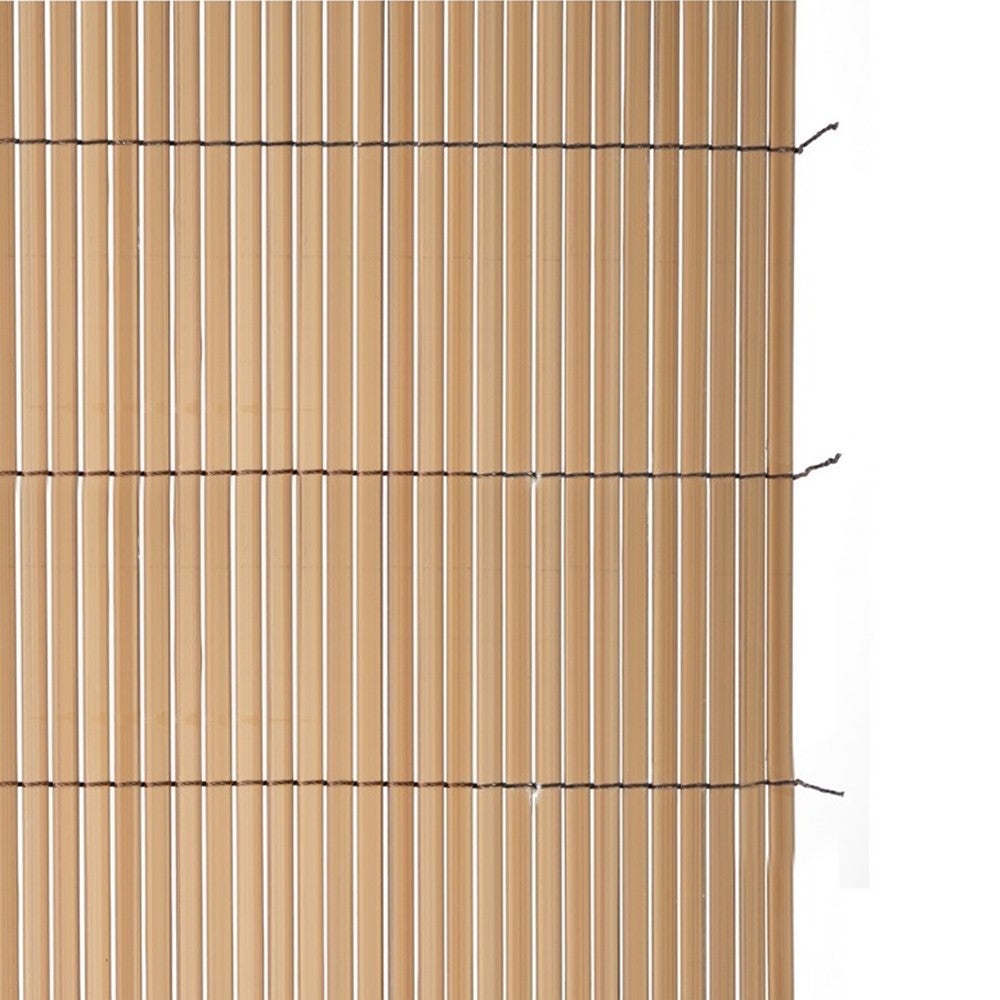 Giardino e balcone in privacy in PVC a doppia faccia marrone, 3x1 m MONTY - 3