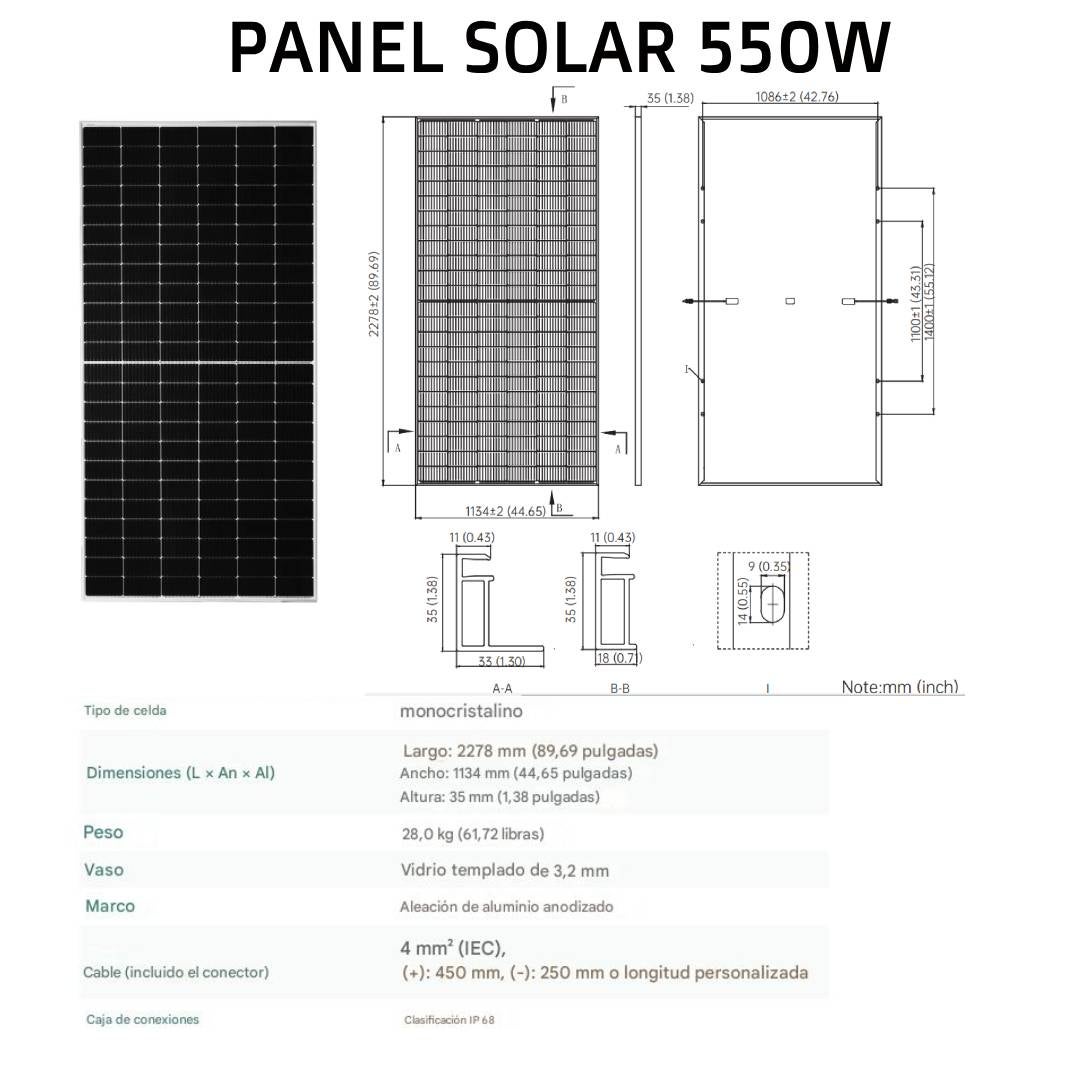 Kit Solar Híbrido Felicity IVGM 6000W 48V – Energia Inesgotável para a Sua Casa! - 3