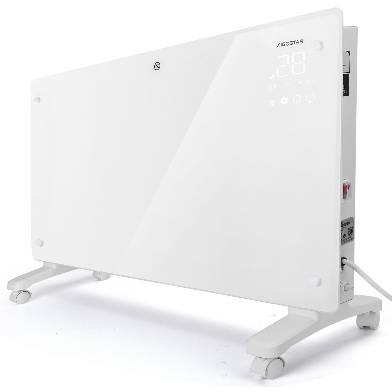 Radiador Electrico Bajo Consumo 3 Modos, Conexión Wi-fi, Programable Aigostar - 8