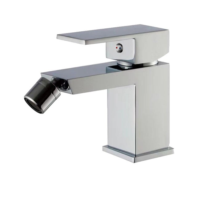 Valaz Robinet de bidet carré monocommande chromé - Série Segura