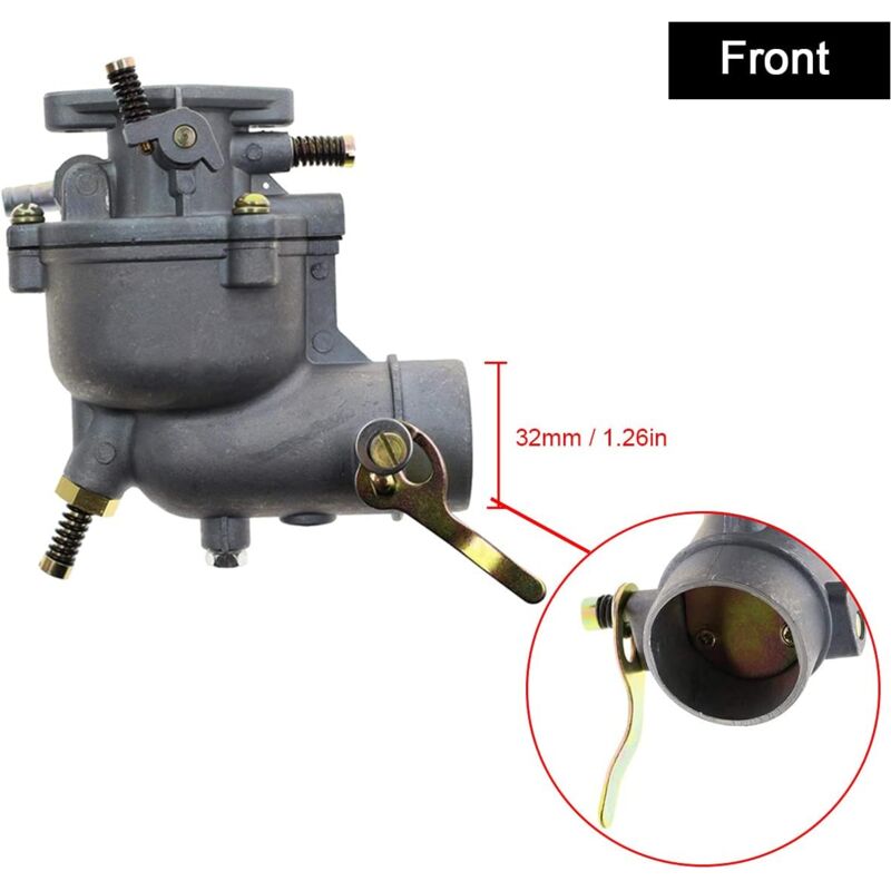 ZAMDOE Carburateur pour Moteurs horizontaux Briggs & Stratton 390323 398170 398170 7HP 8HP 9HP 194412 190432 190402 195422 190400 170401 Moteur, avec Joint et Filtre à Carburant