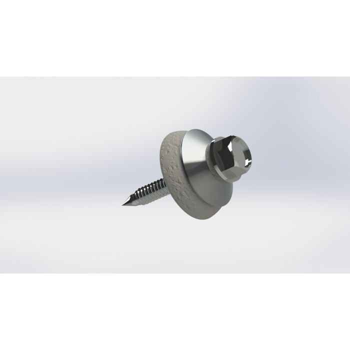 Tornillos autoperforantes con arandela de estanqueidad EPDM – Paquete de 25 tornillos - 3