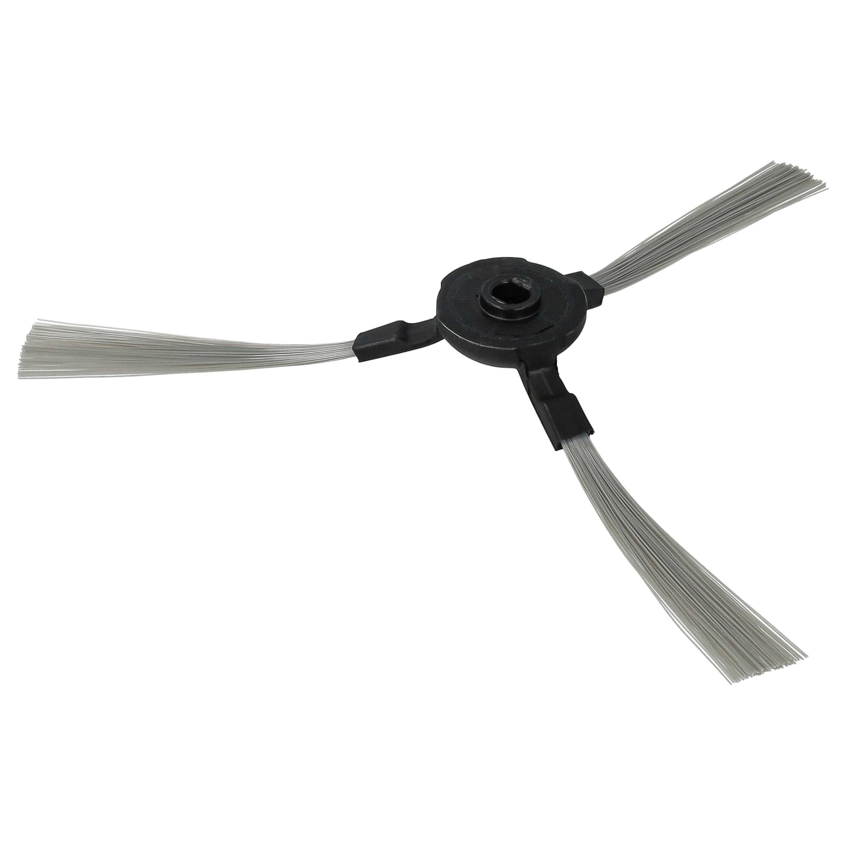 vhbw Brosse latérale compatible avec Klarstein aspirateur robot, Cleantouch robot aspirateur - noir / blanc - 3