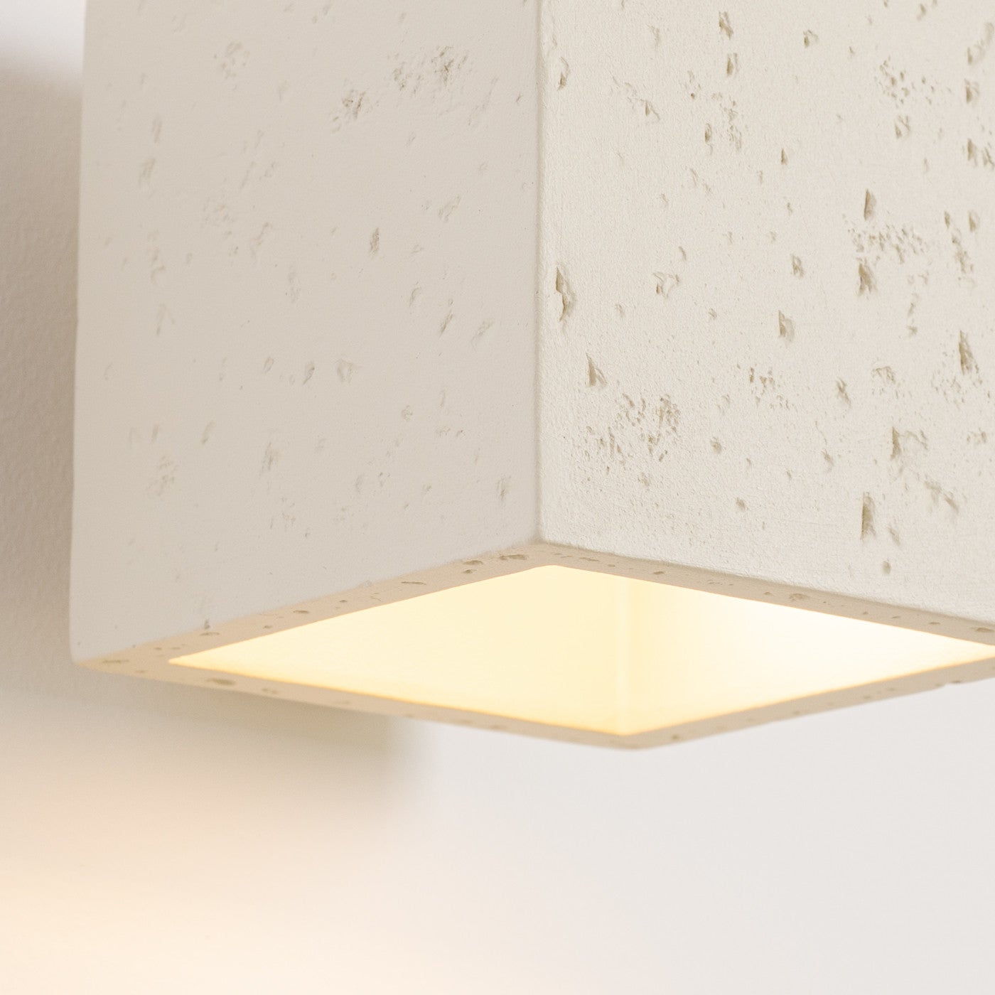 Kinkiet ścienny betonowy QUAD beżowy 1xG9x15W beton architektoniczny wym:10x10x12cm IP20 Sollux Lighting - 4
