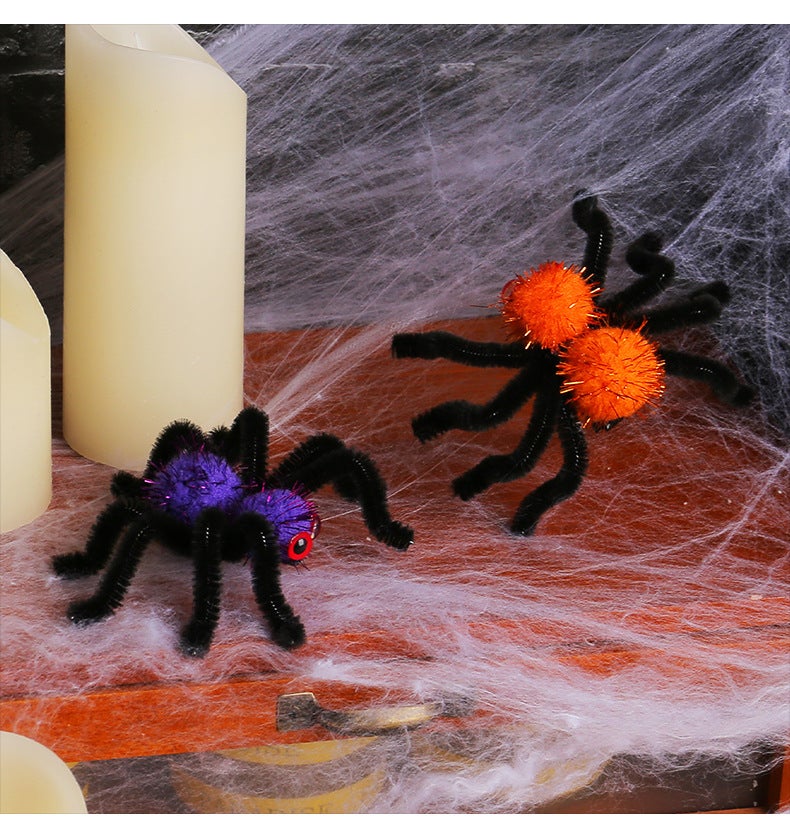 Pasek pająka na Halloween, czarny i pomarańczowy, gotycki i uroczy, dodatek do włosów, cosplay, dodatek do zdjęć na imprezę
