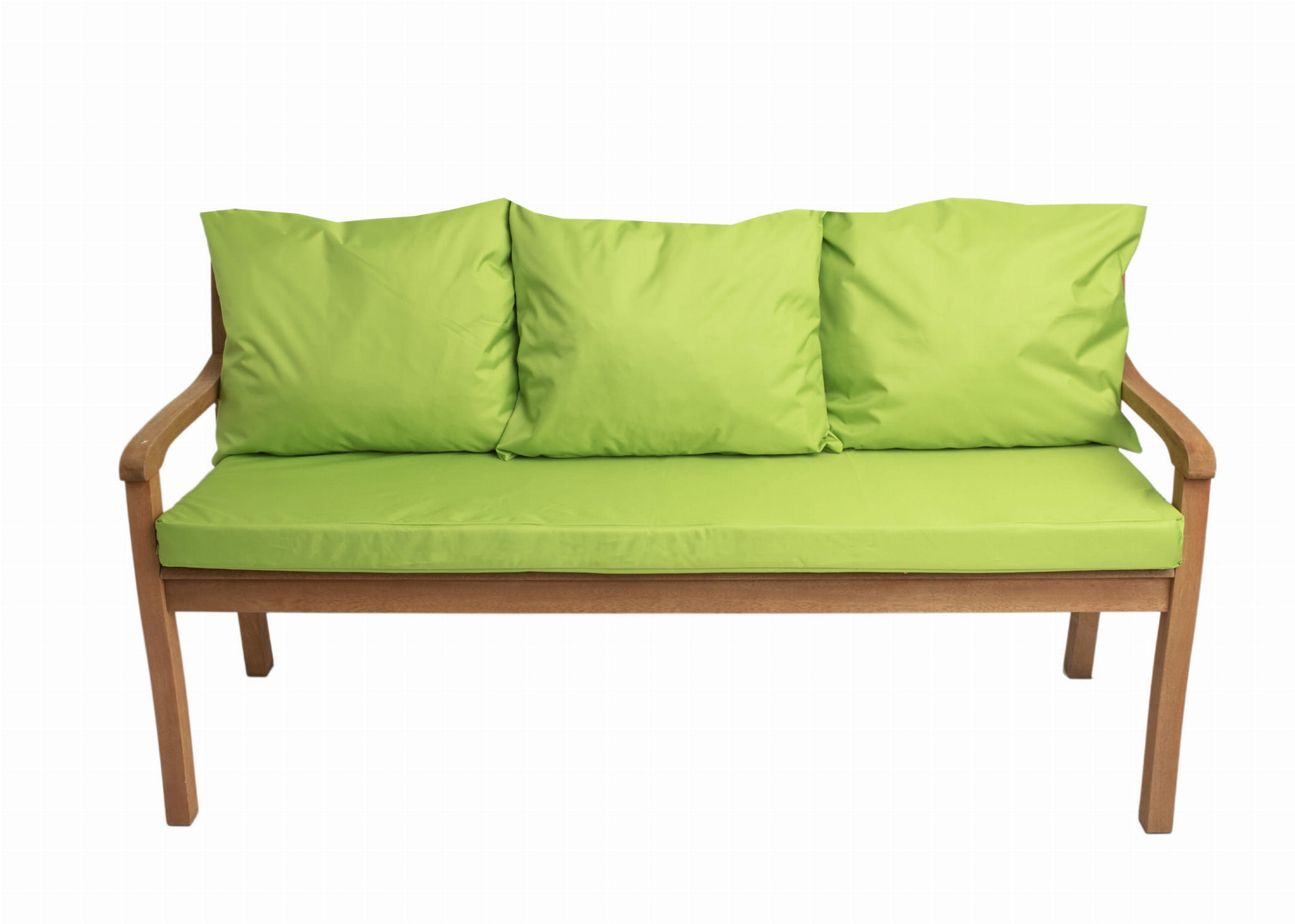 Poduszka ogrodowa na ławkę 150x50x7cm/3x50x56cm Poduszka na ławkę limonkowa poduszka na meble ogrodowe Wygodne poduszki na sofę 3 osobową balkon