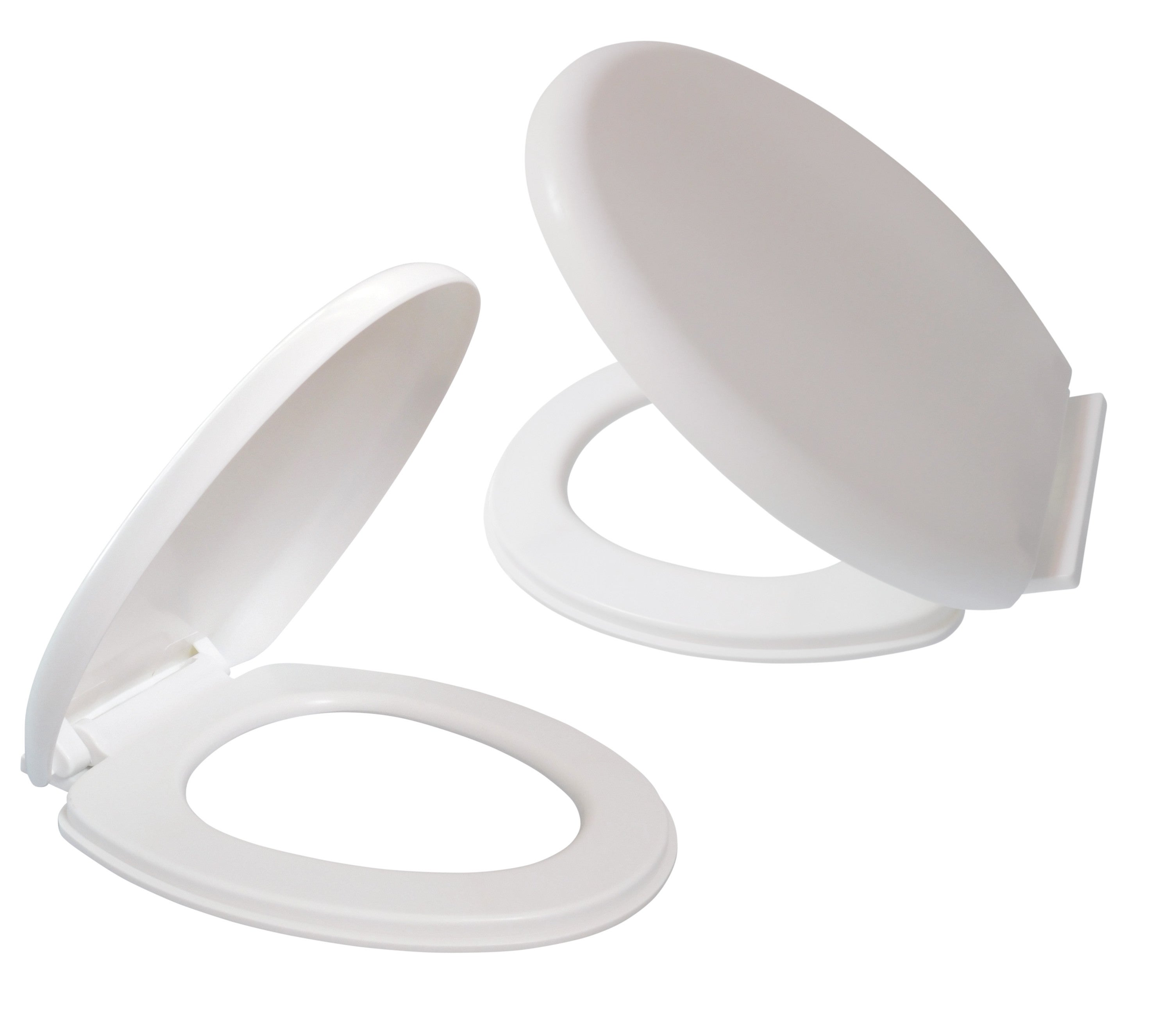 Deska sedesowa Estiva Just 2 wolnoopadająca polipropylenowa biała uniwersalna