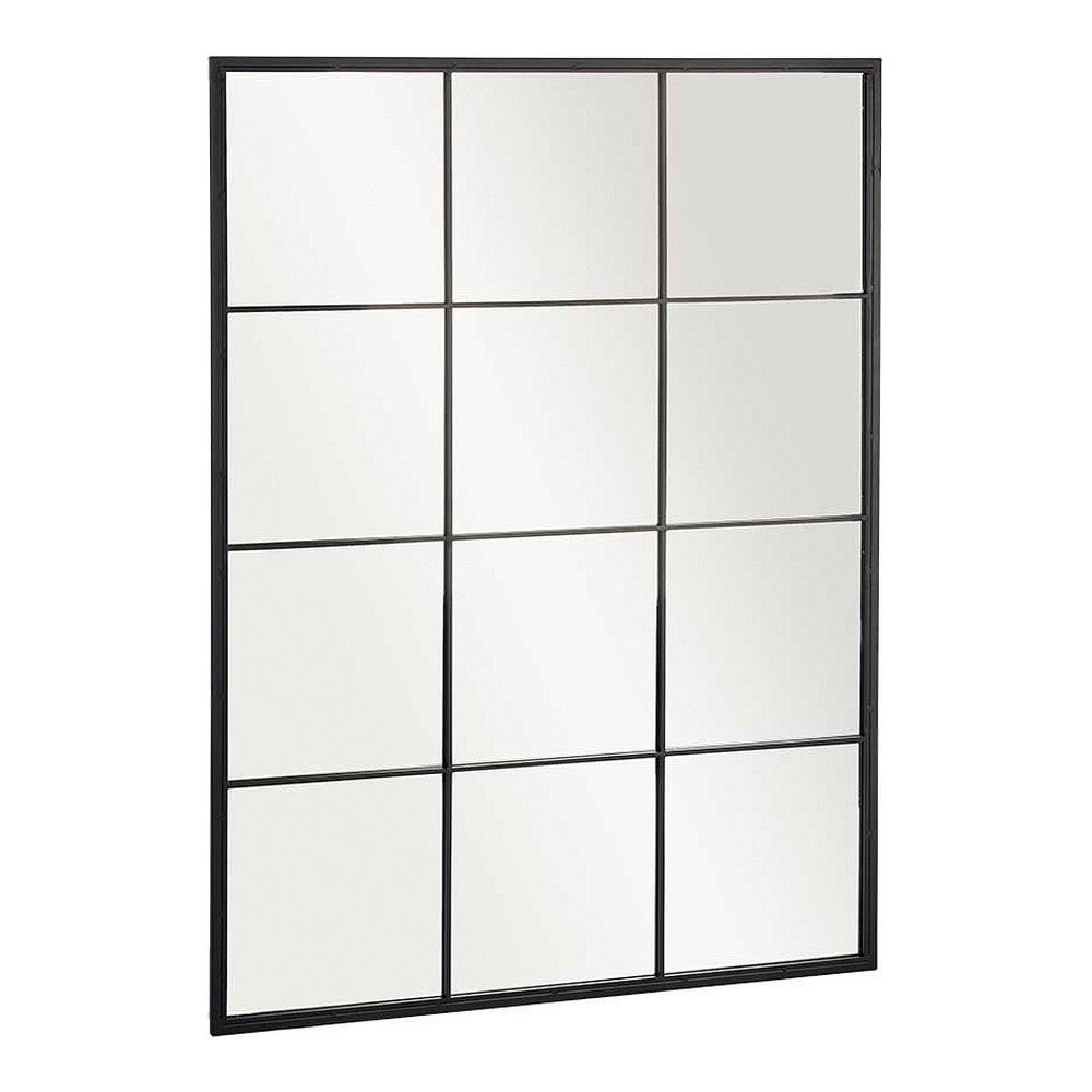 Factory cuadros - espejo siena negro 120x90cm - metal y cristal - decorativo - espejo ventana