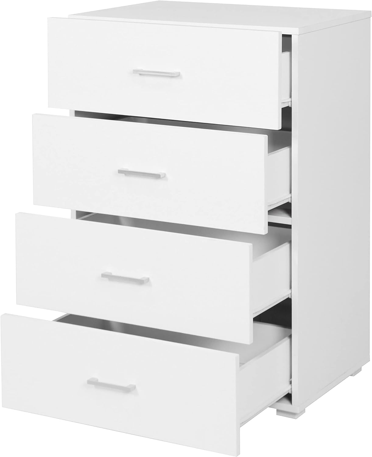 King Home CASSETTIERA 4 CASSETTI 60x41x87h cm bianca - 3