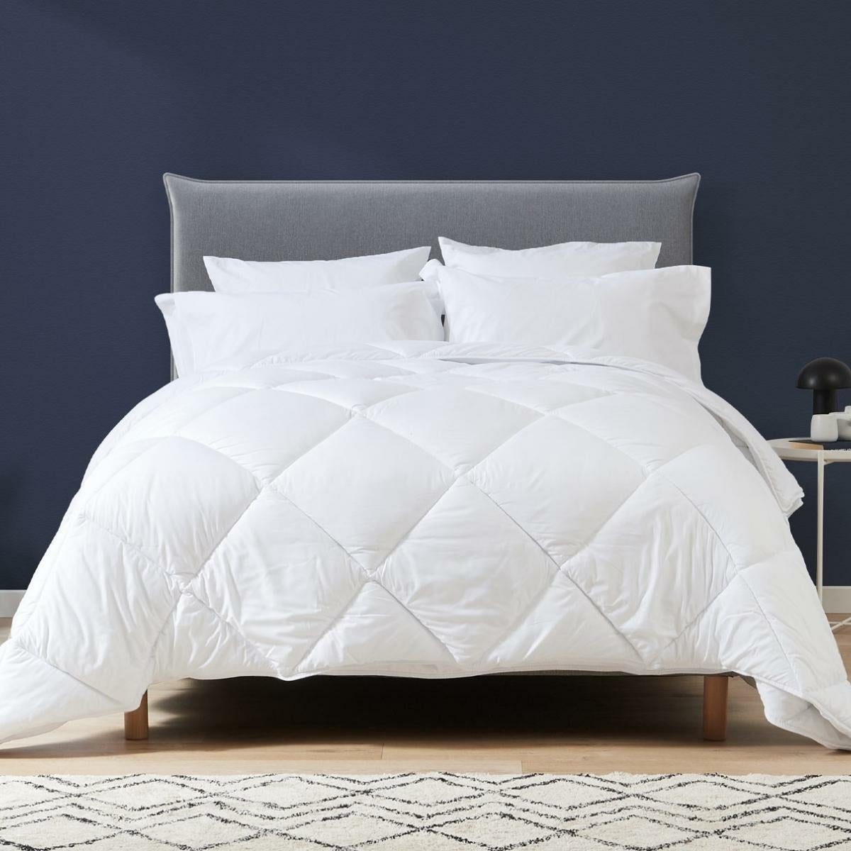 Housse De Couette 240 X 220 Cm Été Hay / Coton Oeko-tex - Bleu - Tissu | Made In Design