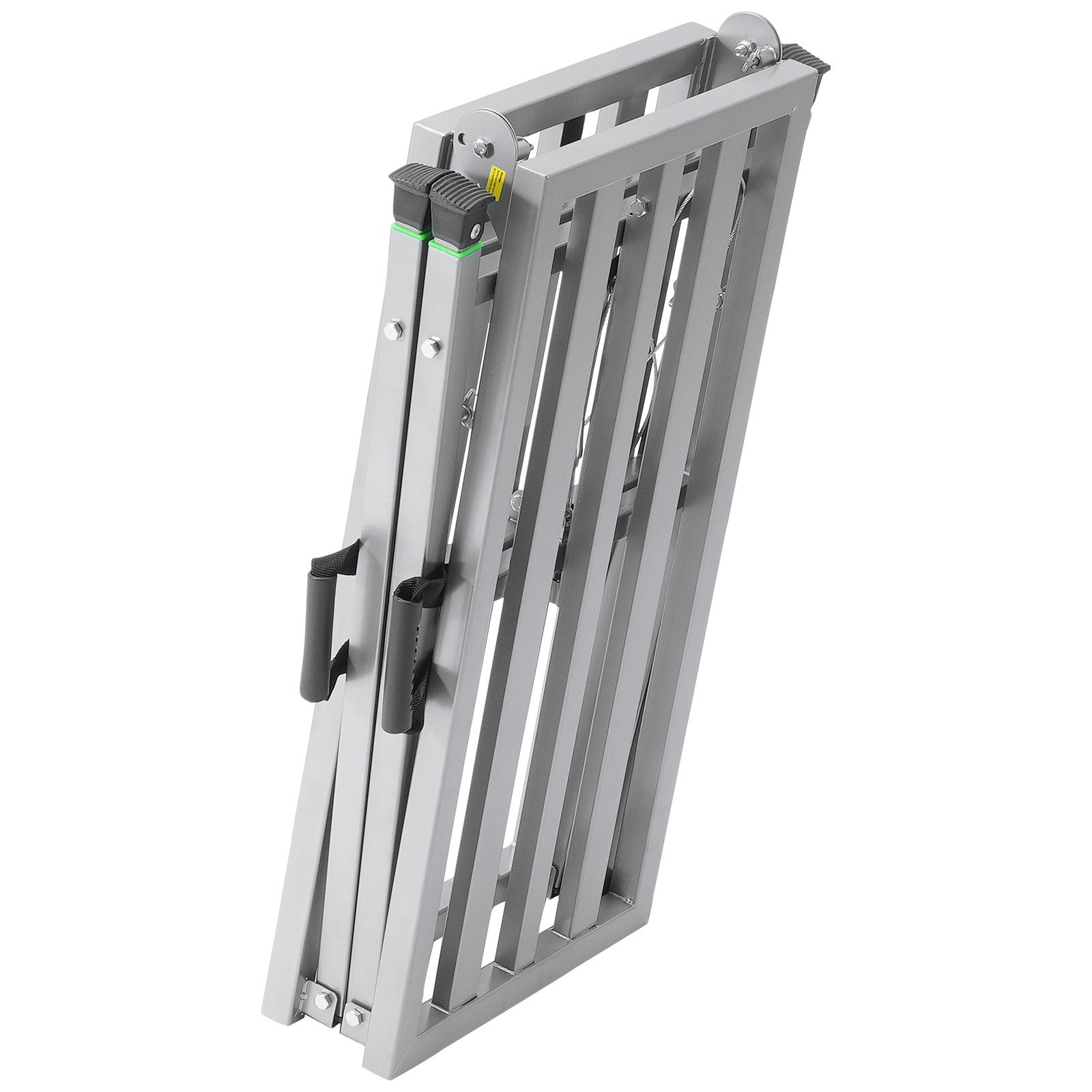Plateforme de travail,SucceBuy hauteur réglable à 4 vitesses,escabeau pliable en acier allié,échafaudage portable,capacité 800 lb,antidérapants - 3