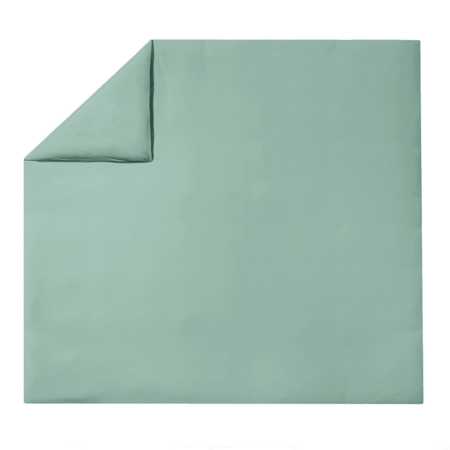 Housse de couette unie en coton lavé, Soft Line, Made in France