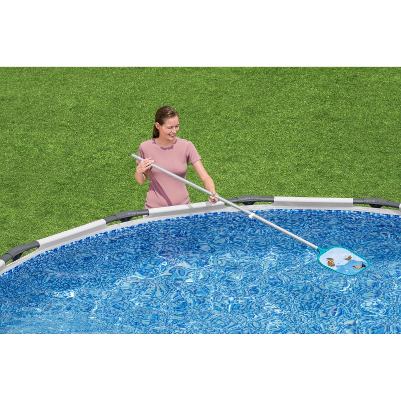 Bestway Kit d'entretien piscine avec aspirateur et épuisette AquaClear - 2