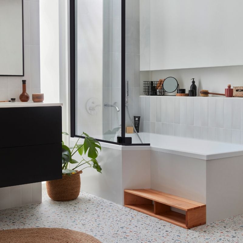 Baignoire bain douche 170 x 90 cm JACOB DELAFON Neo blanc brillant gauche - 3