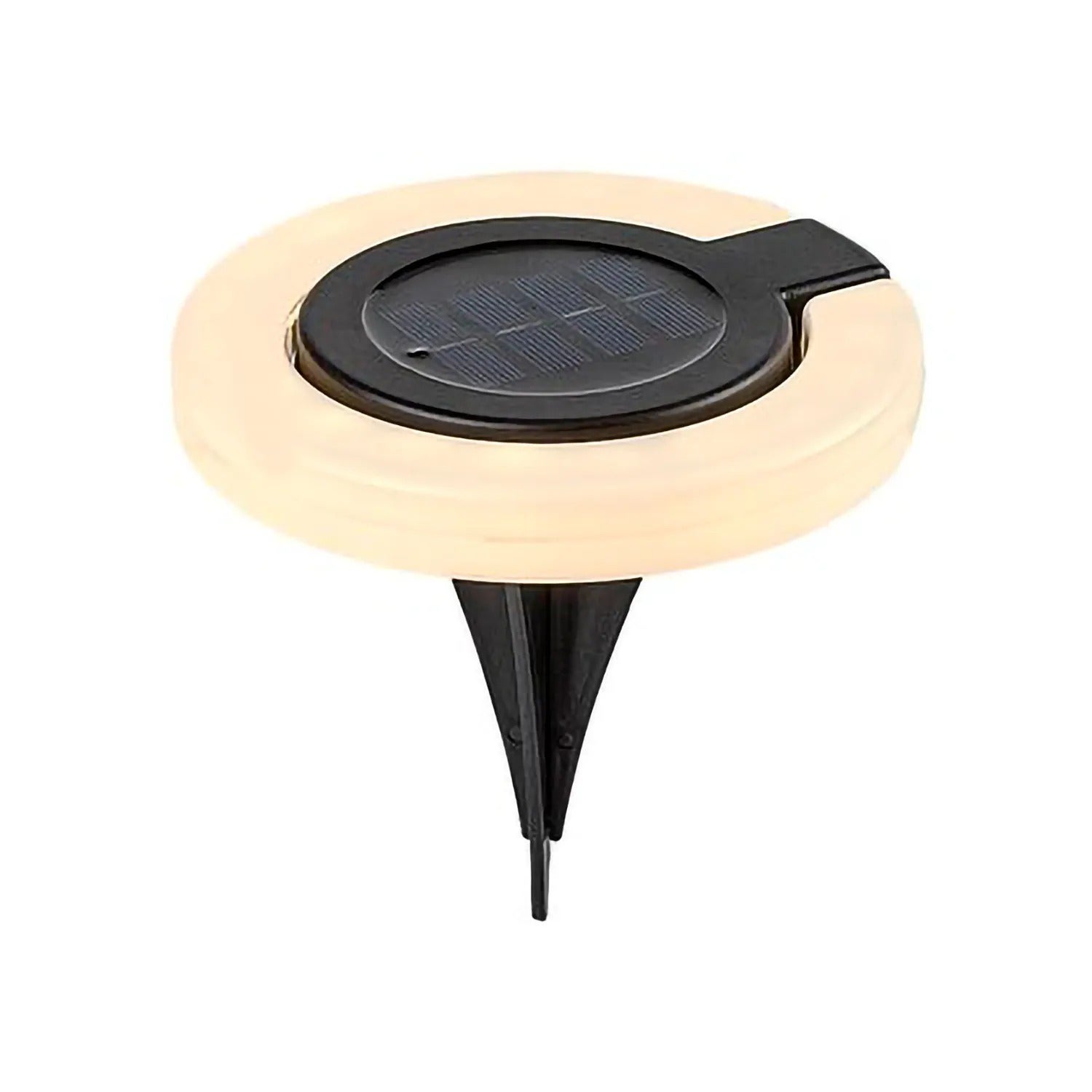 Lampa gruntowa wbijana solarna Bokod czarno-biała LED 0.05W 2500K-3000K 5lm wym: 2,5 x 14,5 x 14,5 cm tworzywo sztuczne Rabalux