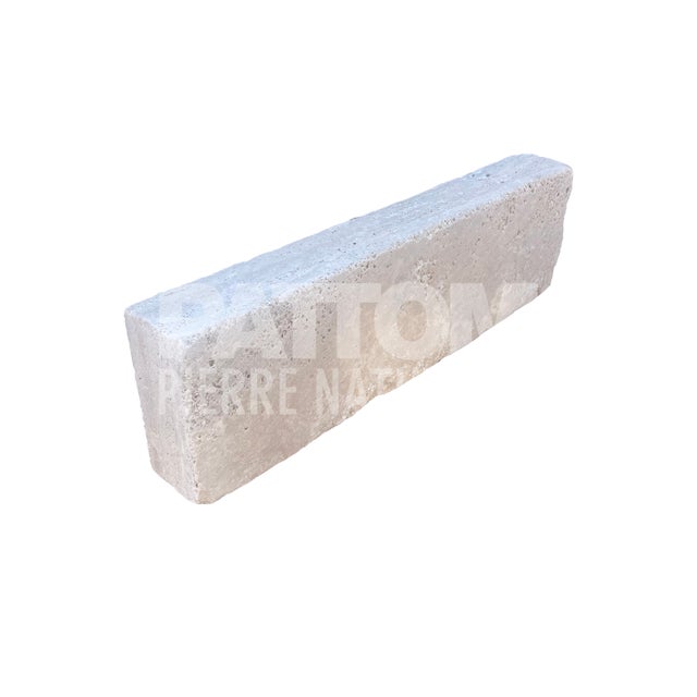 Bordure travertin Light premium, 10 x 50 Epaisseur 7cm (vendu à la piéce)