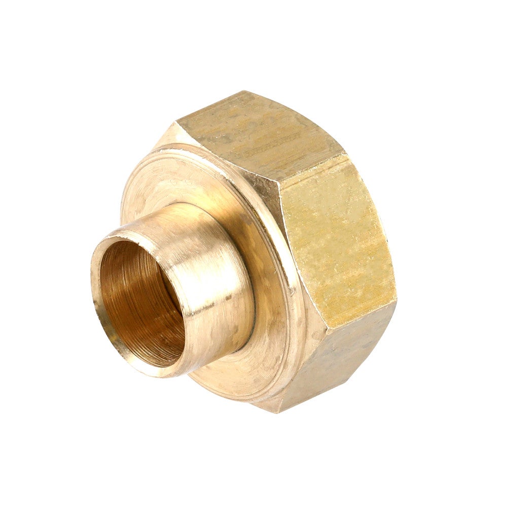 Raccord laiton GARIS D12005B Ø14 mm écrou douille joint plat - 2