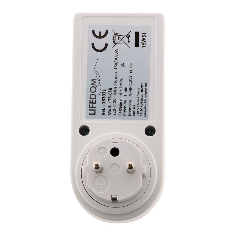 Programmateurs domotique Zenitech PROGRAMMATEUR DIGITAL HEBDOMADAIRE - 3