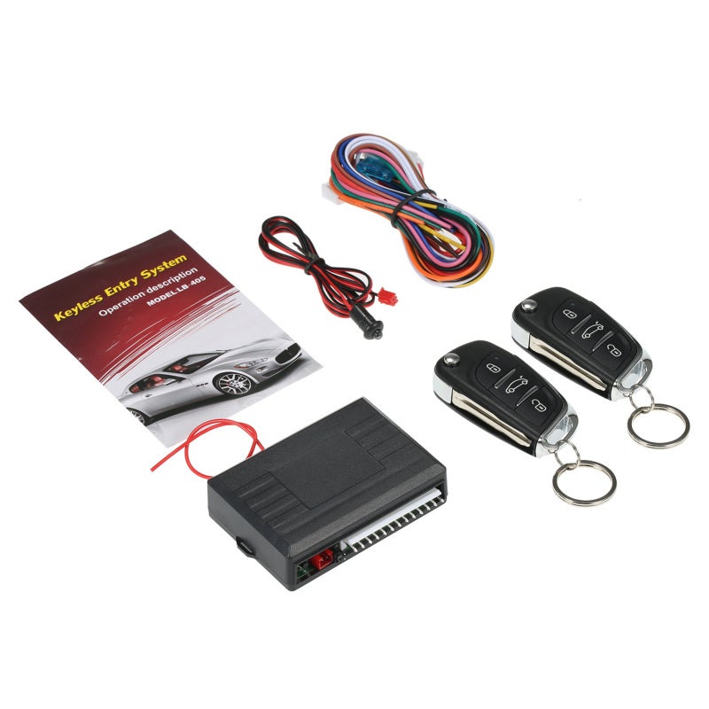 Kit Chiusura Centralizzata Universale Per Auto Con Scatola Di Controllo E 2 Telecomandi – Sistema Di Blocco Porte Elettrico