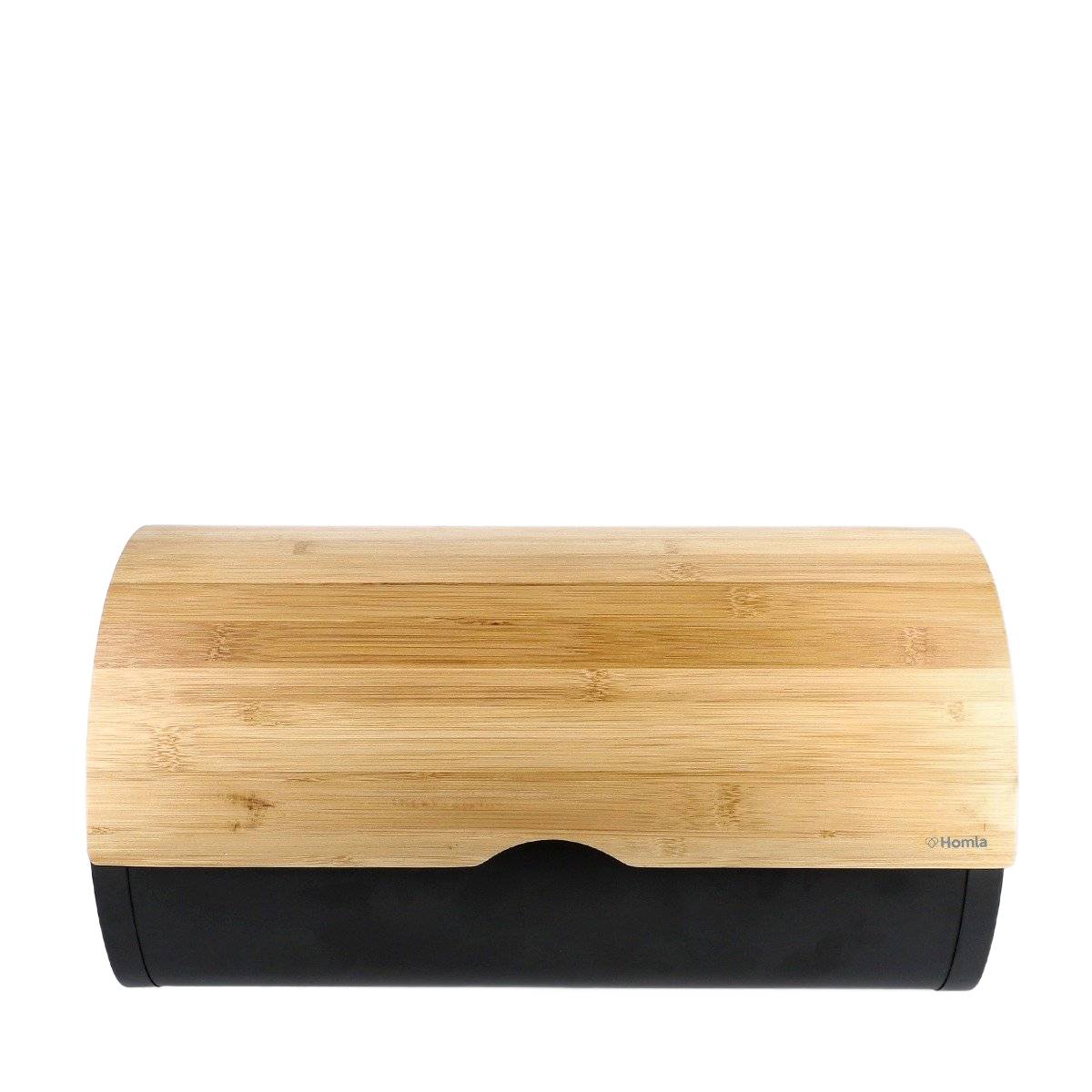 Chlebak RAKEL zaokrąglany czarny 38x25x21 cm HOMLA