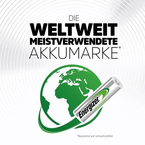 Pile rechargeable LR6 (AA) NiMH Energizer Universal HR06 1300 mAh 1,2 V 4 pièces - 3