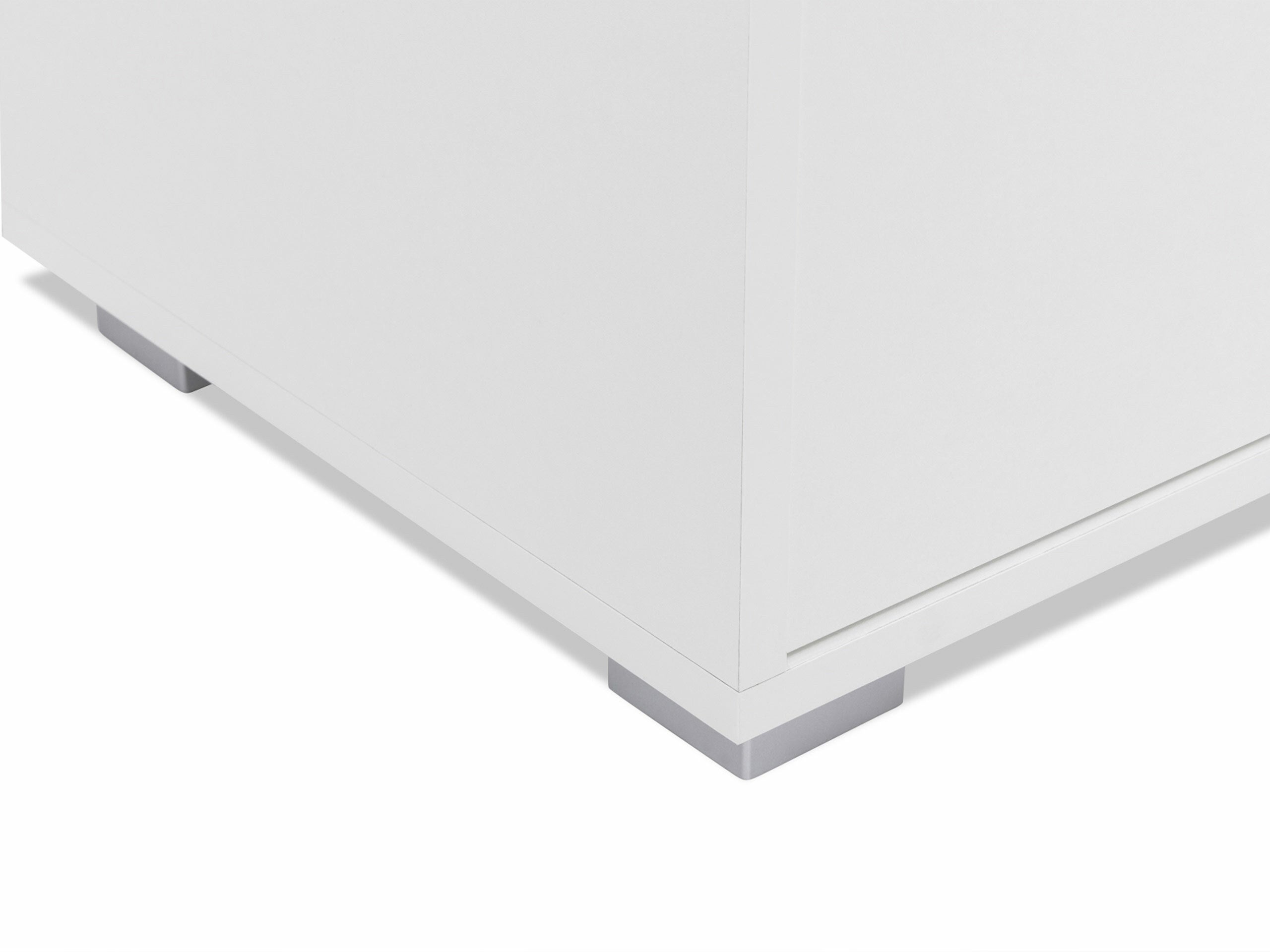 Estante Comfivo Tutela, Com gavetas, Fechado, Placa de aglomerado laminado, 178x60x40cm, Branco - 4